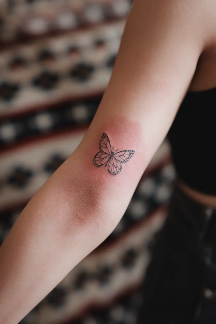 Small Butterfly Tattoo 1