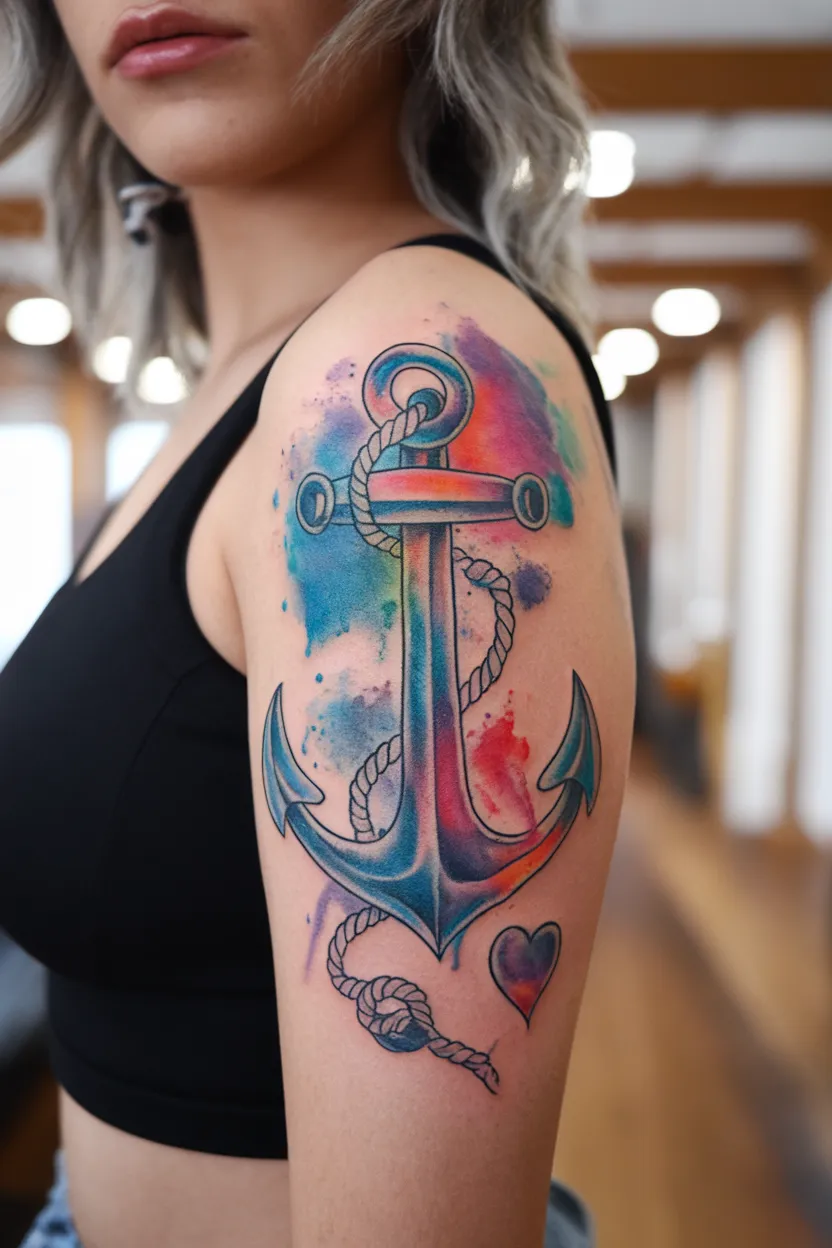 Watercolor Anchor
