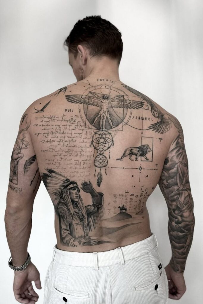 Back tattoos for guys