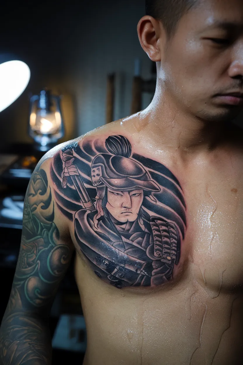 Japanese Warrior Tattoo