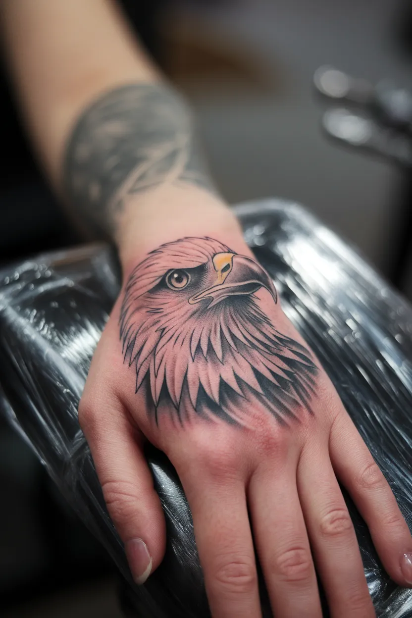 Close-Up of an Eagle's Head