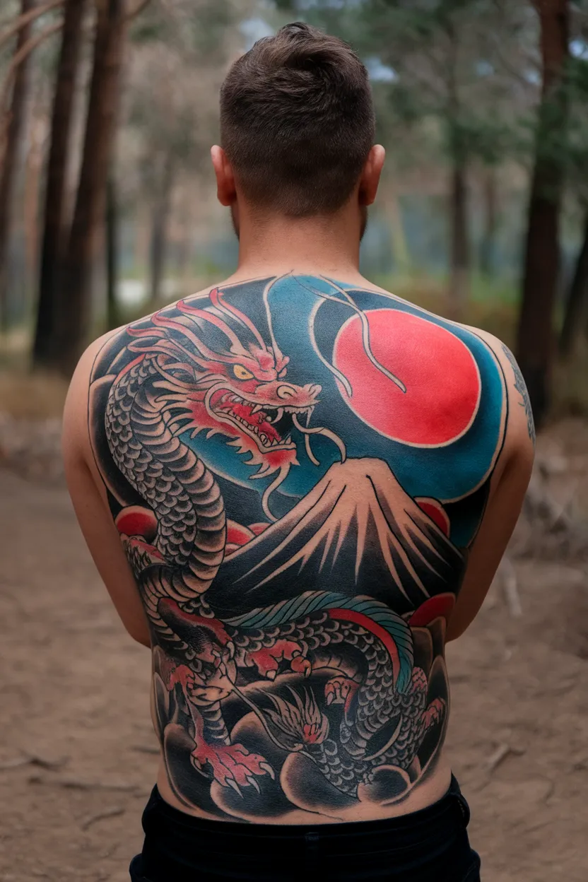 Unique Japanese Dragon Tattoo 11