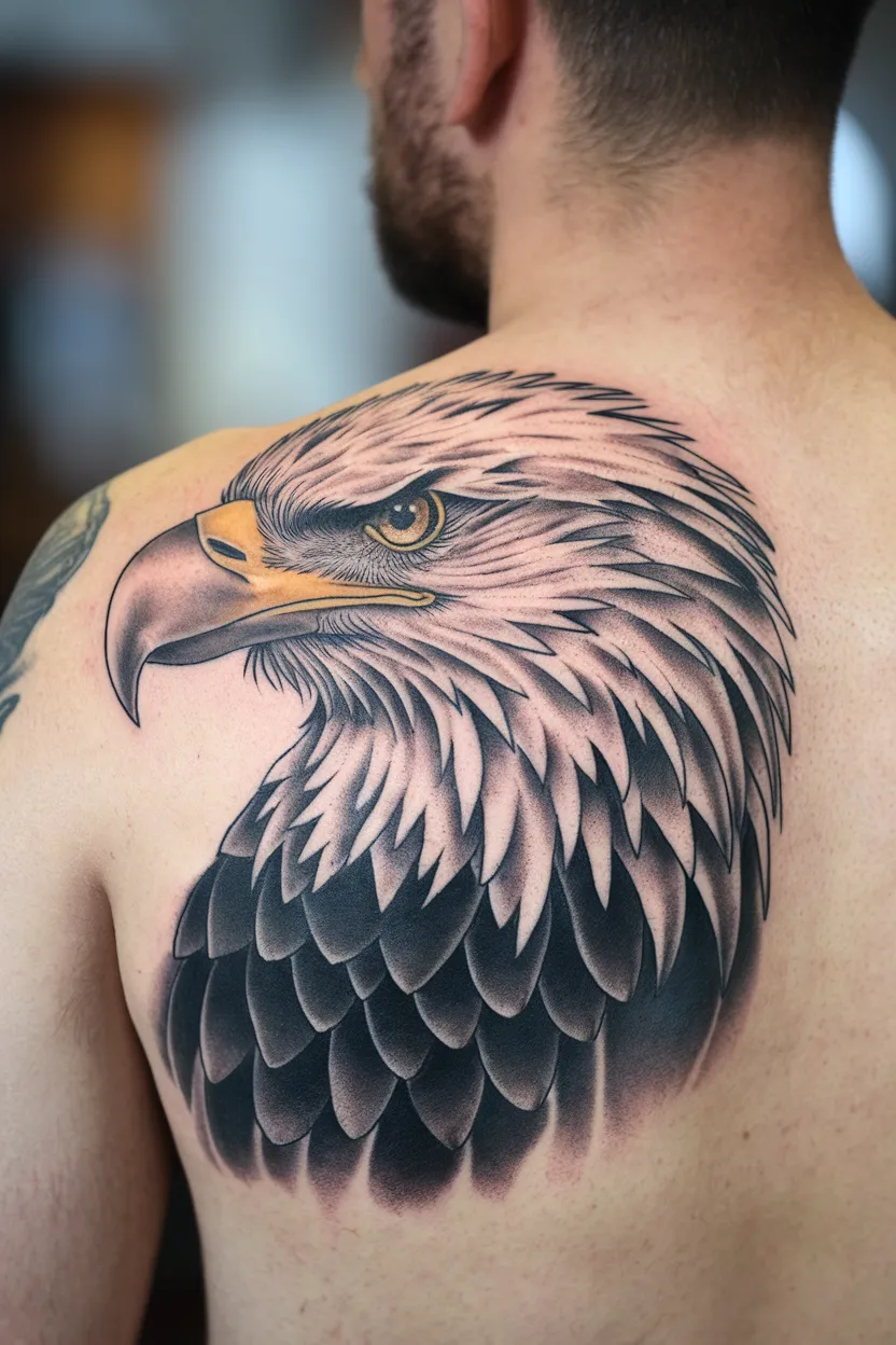 American Bald Eagle Head