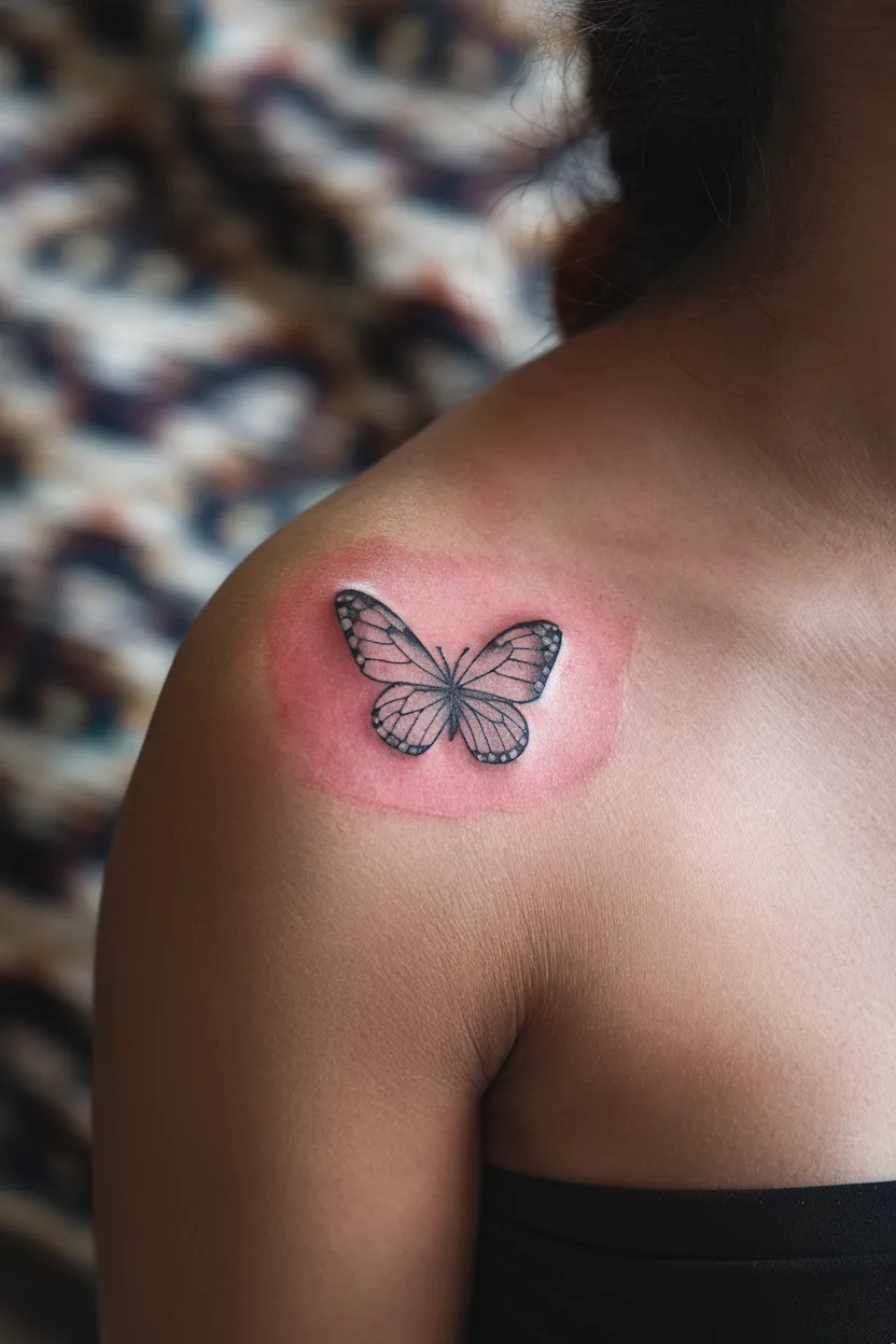 Small Butterfly Tattoo 13