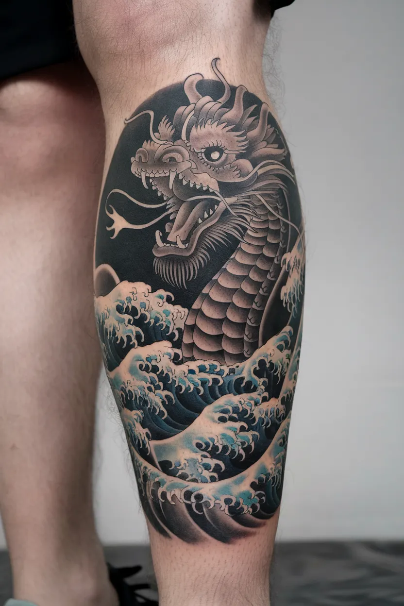 Unique Japanese Dragon Tattoo 7