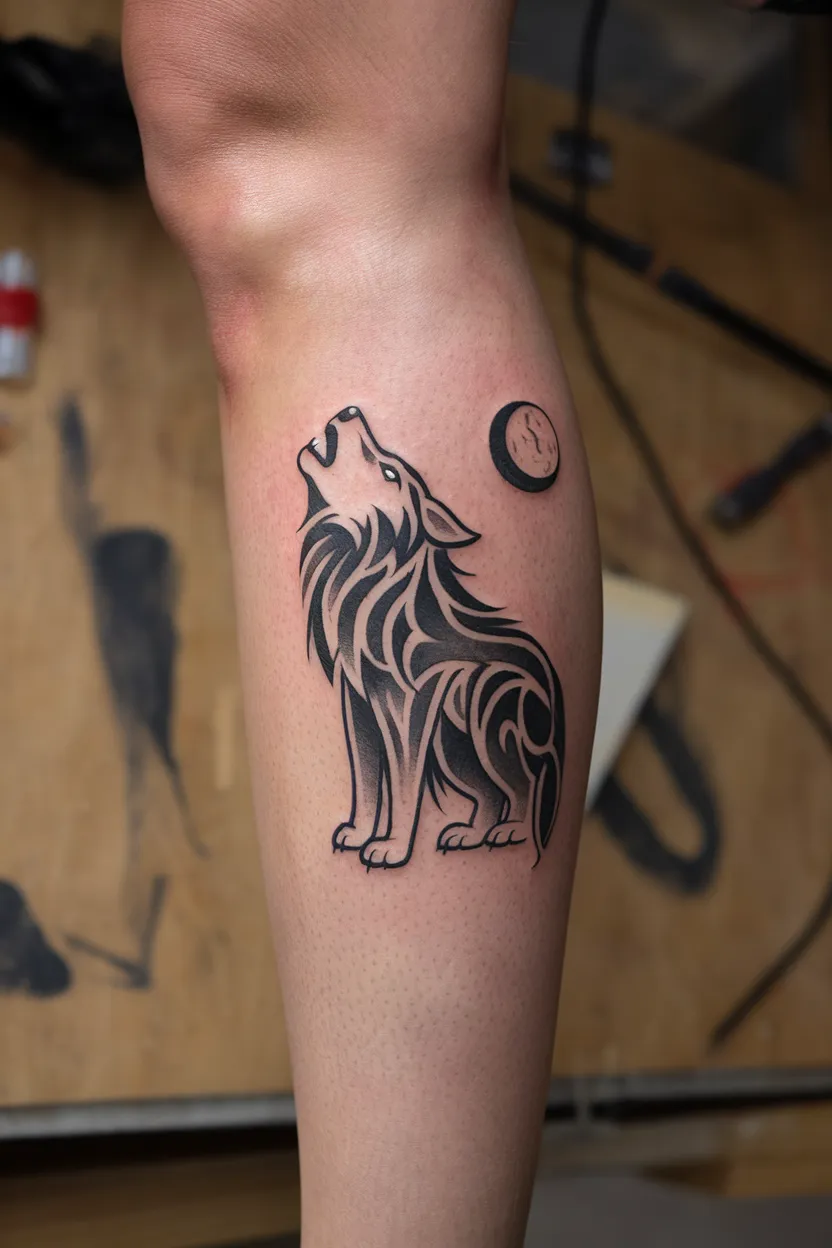 Lone Wolf Tattoo 5